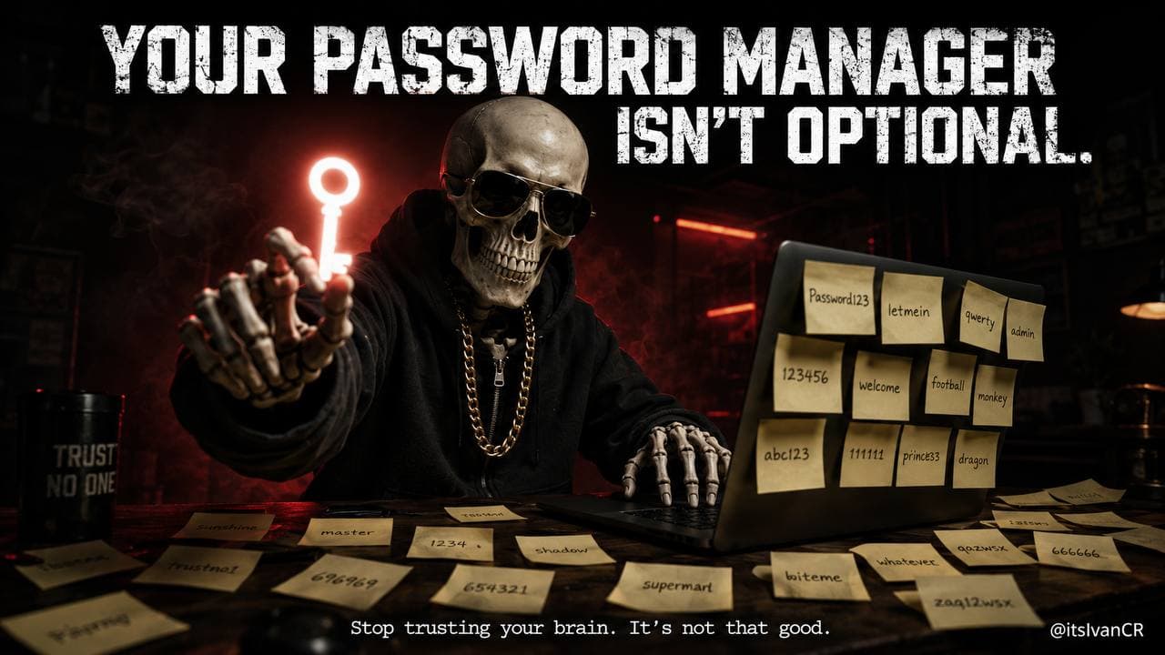Your password manager isn't optional