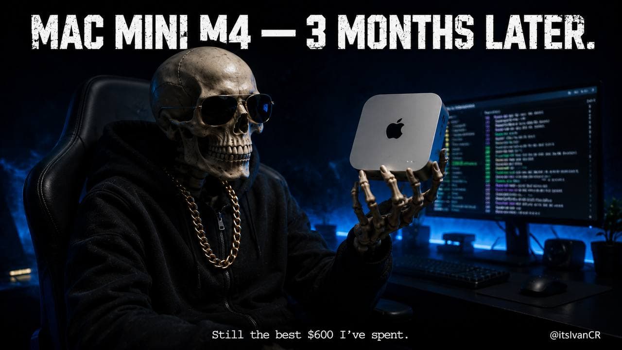 Mac Mini M4 — 3 months later